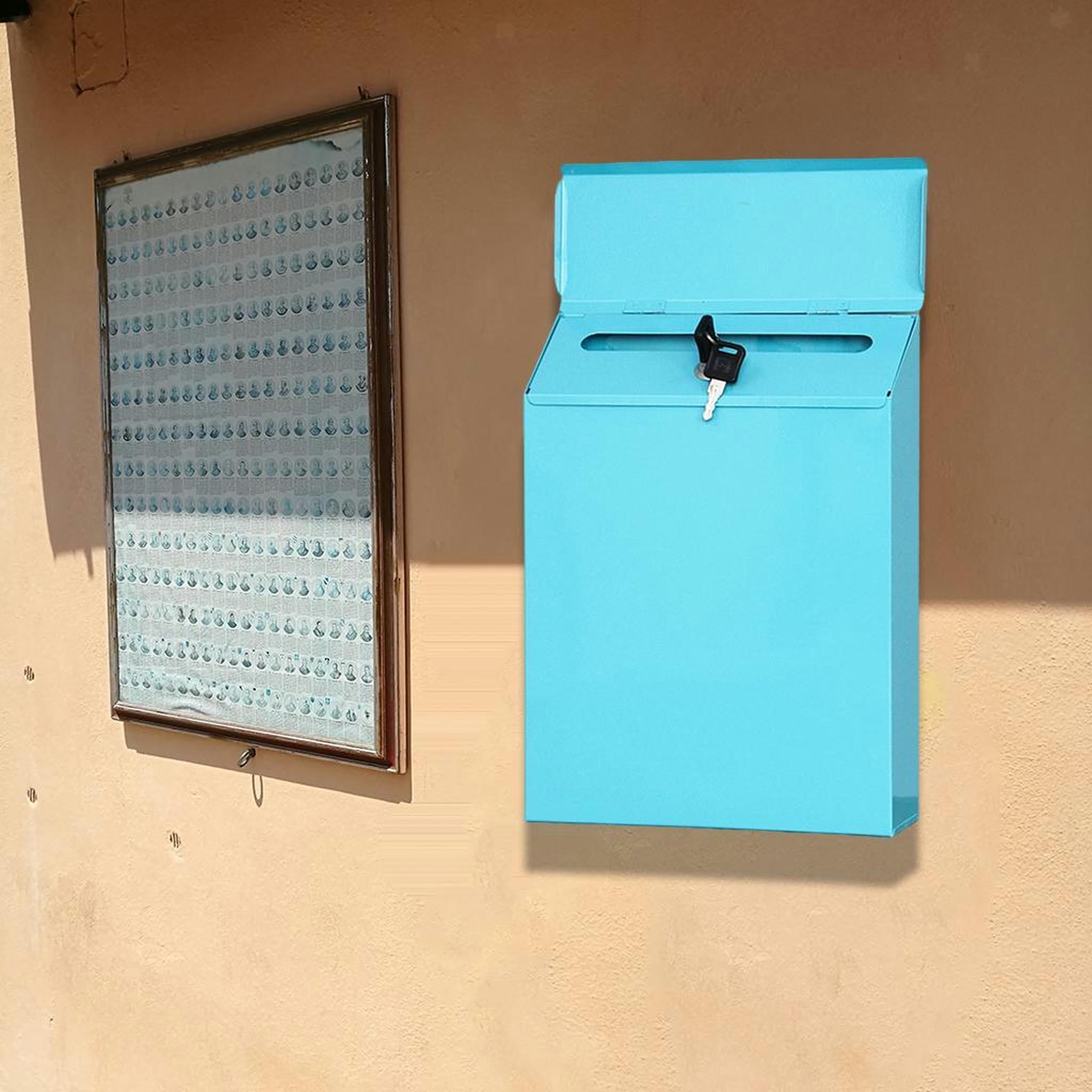 TUMALL Mailbox Locking Wall Mounted Drop Box Payments Postbox Porch