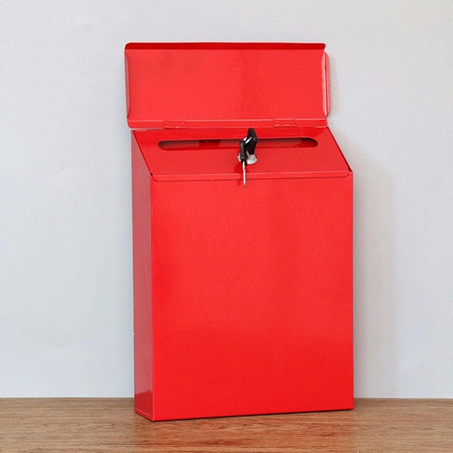 TUMALL Mailbox Locking Wall Mounted Drop Box Payments Postbox Porch