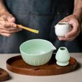 TUMALL Matcha Bowl with Whisk Holder Ceremonial Matcha Tea Set for