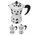 TUMALL Milk Cow Color Moka Pot Aluminum Coffee Pot Coffee Maker For