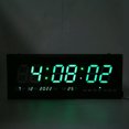 TUMALL NEW Led Wall Clock Green Digital Large Big Jumbo LED Wall Timer