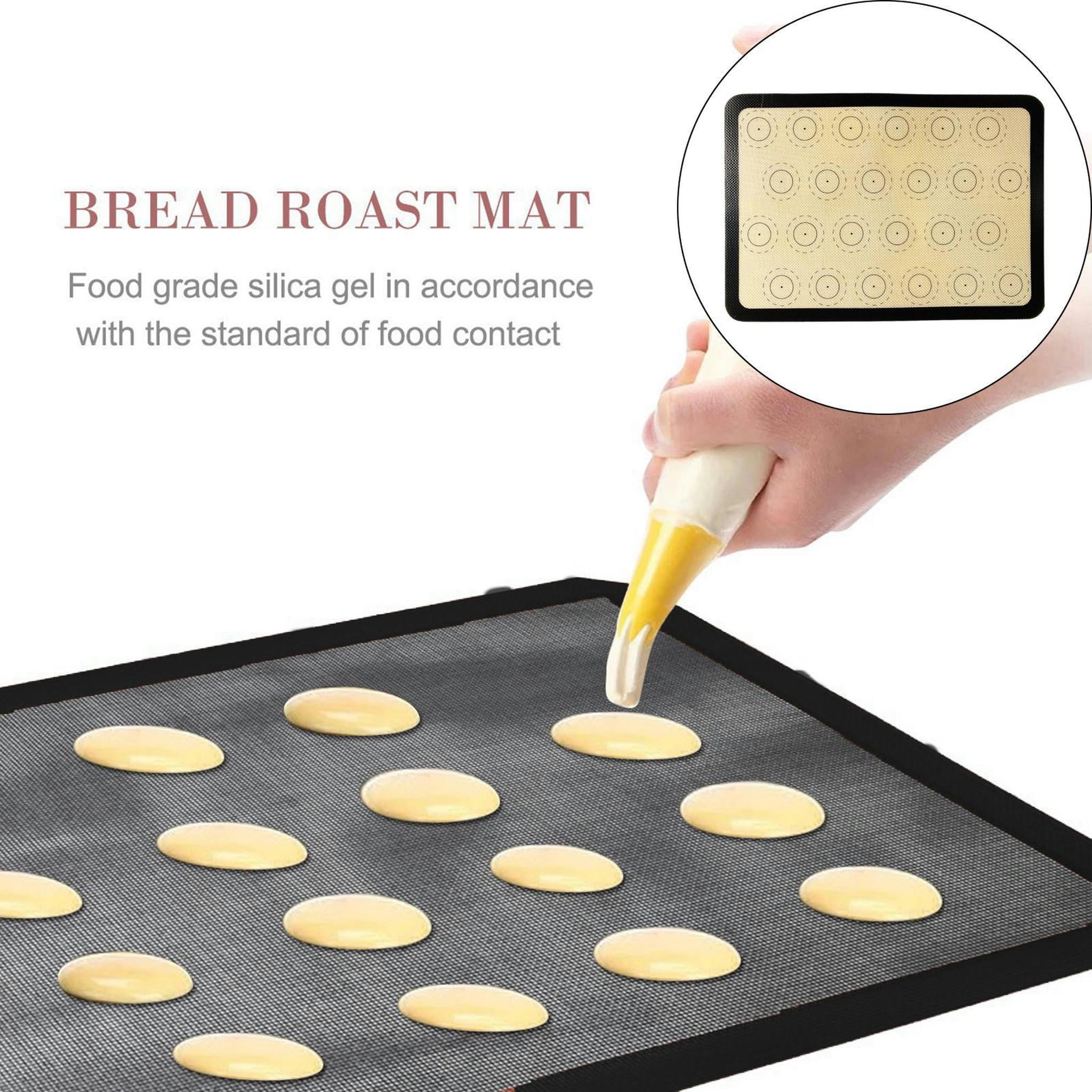 TUMALL Non Stick Silicone Baking Mat Liners Perforated DIY Oven Liner