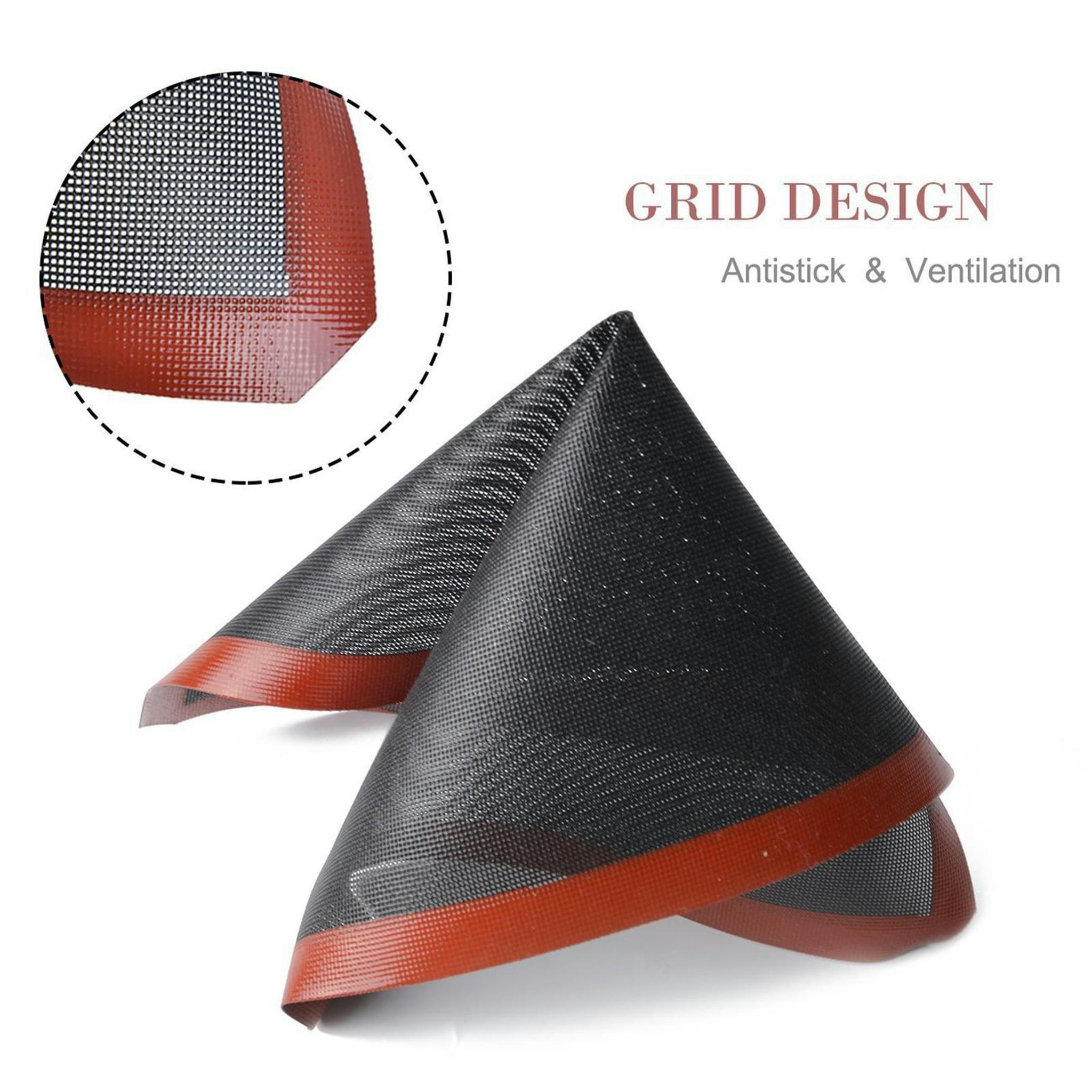 TUMALL Non Stick Silicone Baking Mat Liners Perforated DIY Oven Liner