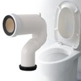 TUMALL Offset Toilet Bowl, Misaligned Toilet Bowl Connection, Sliding
