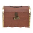 TUMALL Piggy Bank Treasure Chest Money Storage Box with Lock and Keys