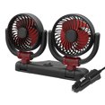 TUMALL Portable Car Corded Cooling Air Fan Blower Two Speed Wind Double