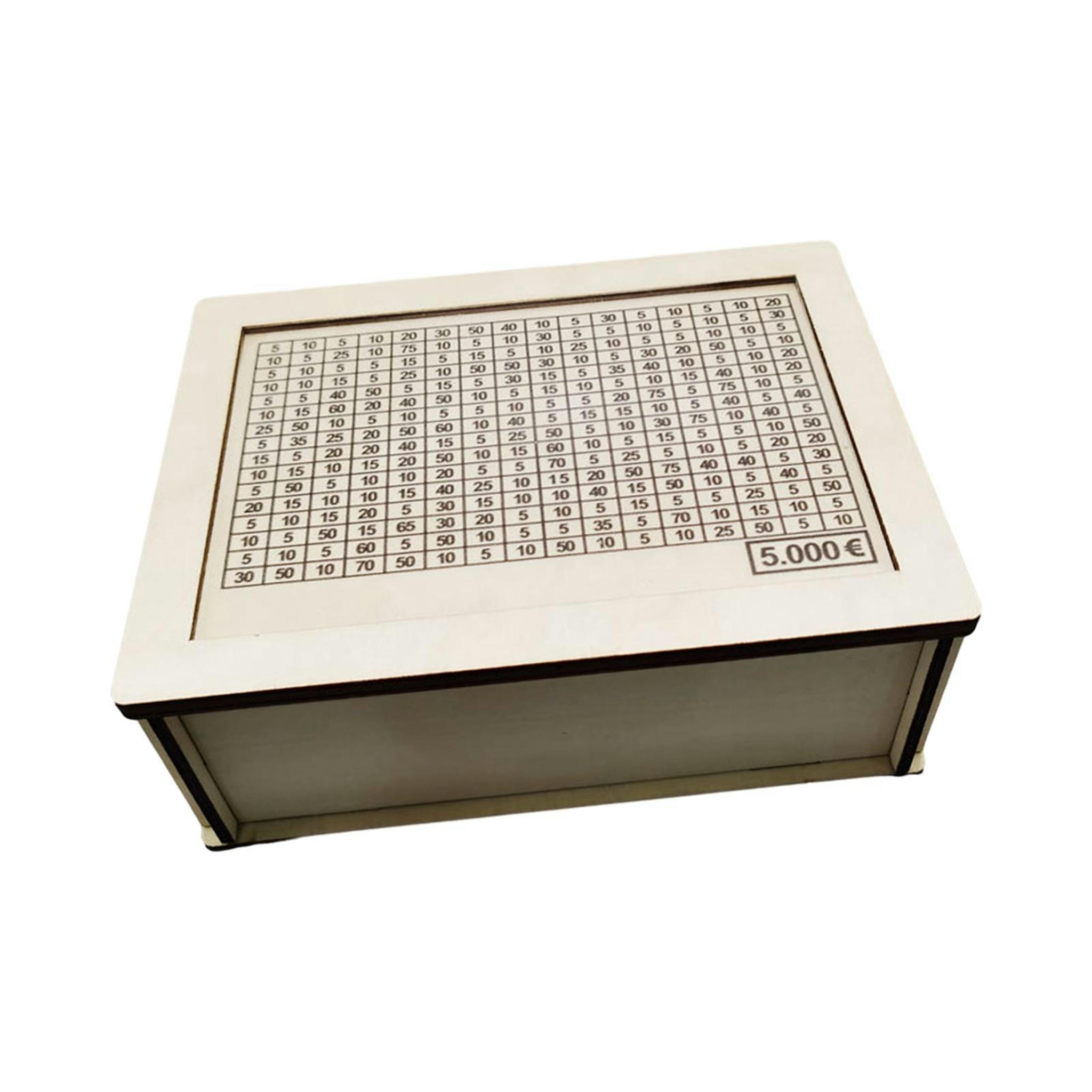 TUMALL Portable Money Box with Counting Target, Storage Box withA