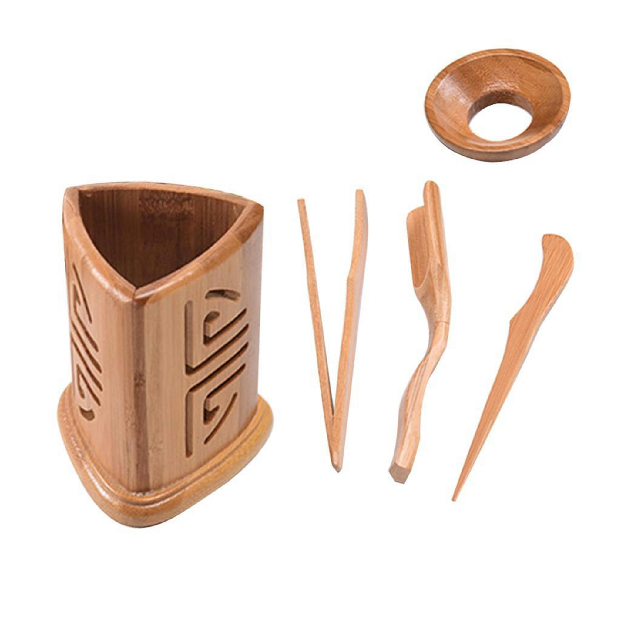 TUMALL Premium Bamboo Tea Ceremony Set Complete Utensils for