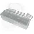 TUMALL Refillable Plastic Wrap Dispenser W/Slide Cutter Food Wrap Clear
