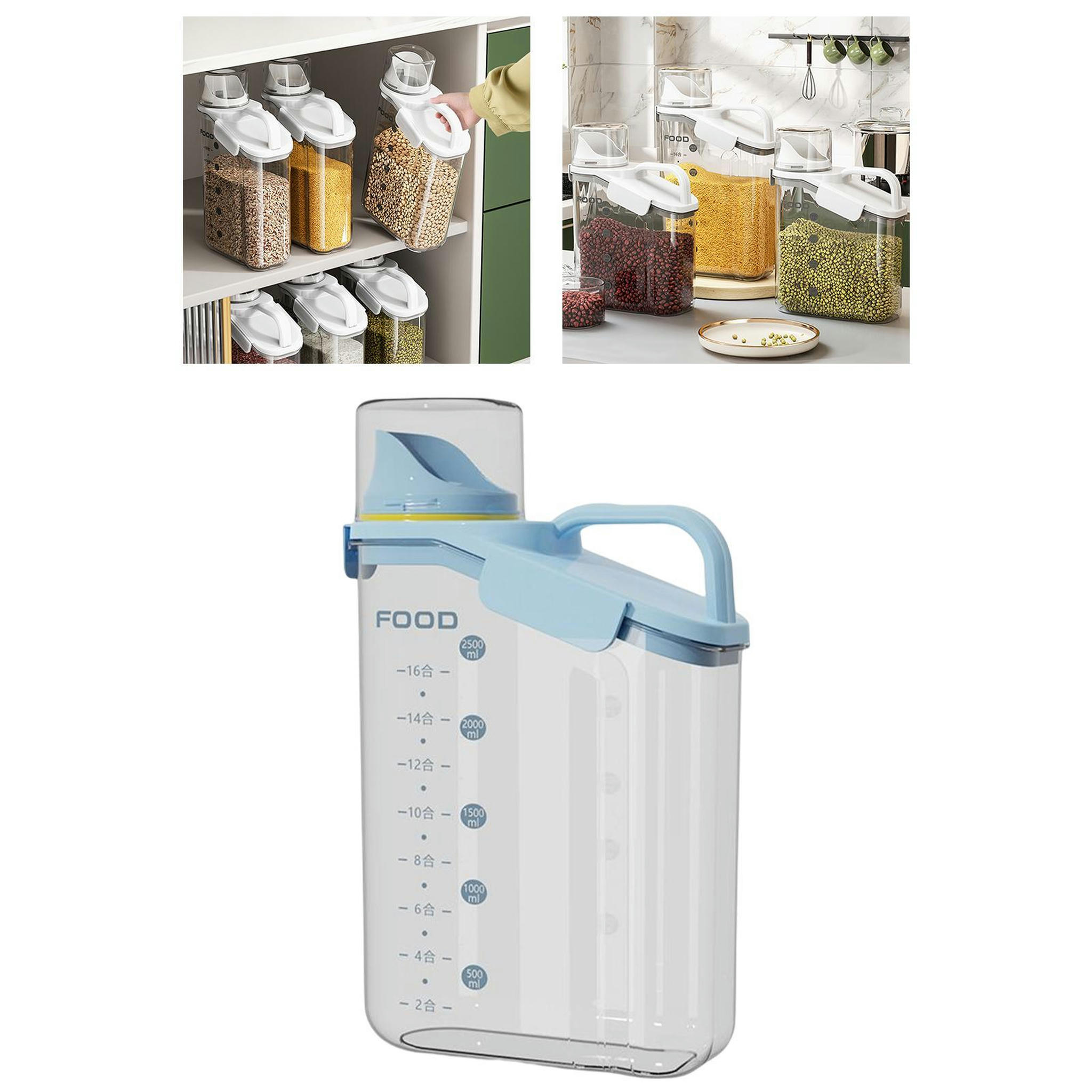 TUMALL Rice Barrel Multifunctional Food Grain Box Bin Kitchen Organizer