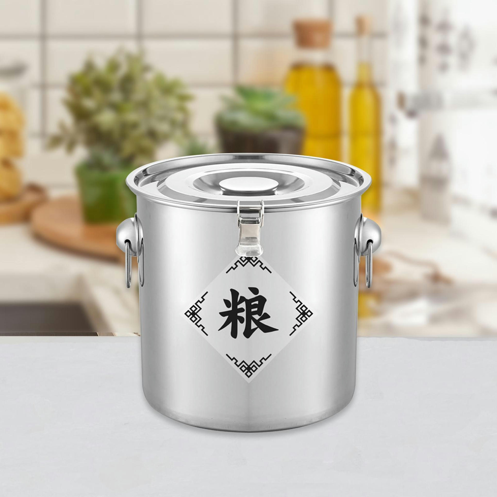 TUMALL Rice Grain Canister Container Large Cereal Container for Food