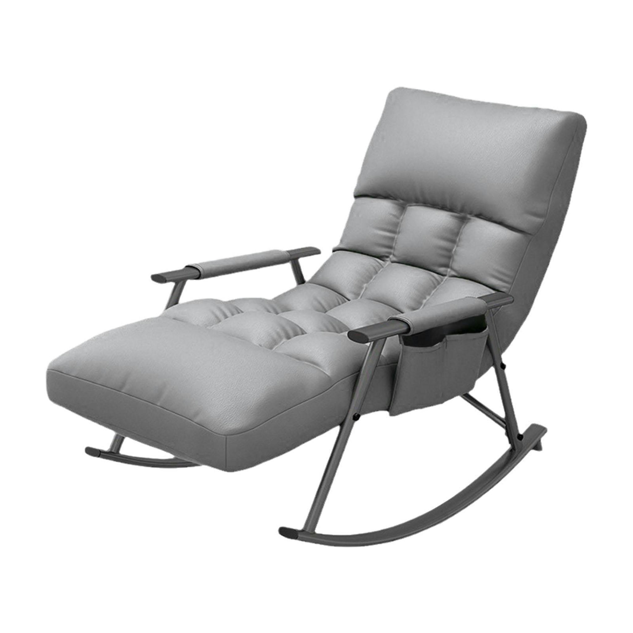 TUMALL Rocking Chair Adjustable recliner Stylish Lazy Sofa for Garden