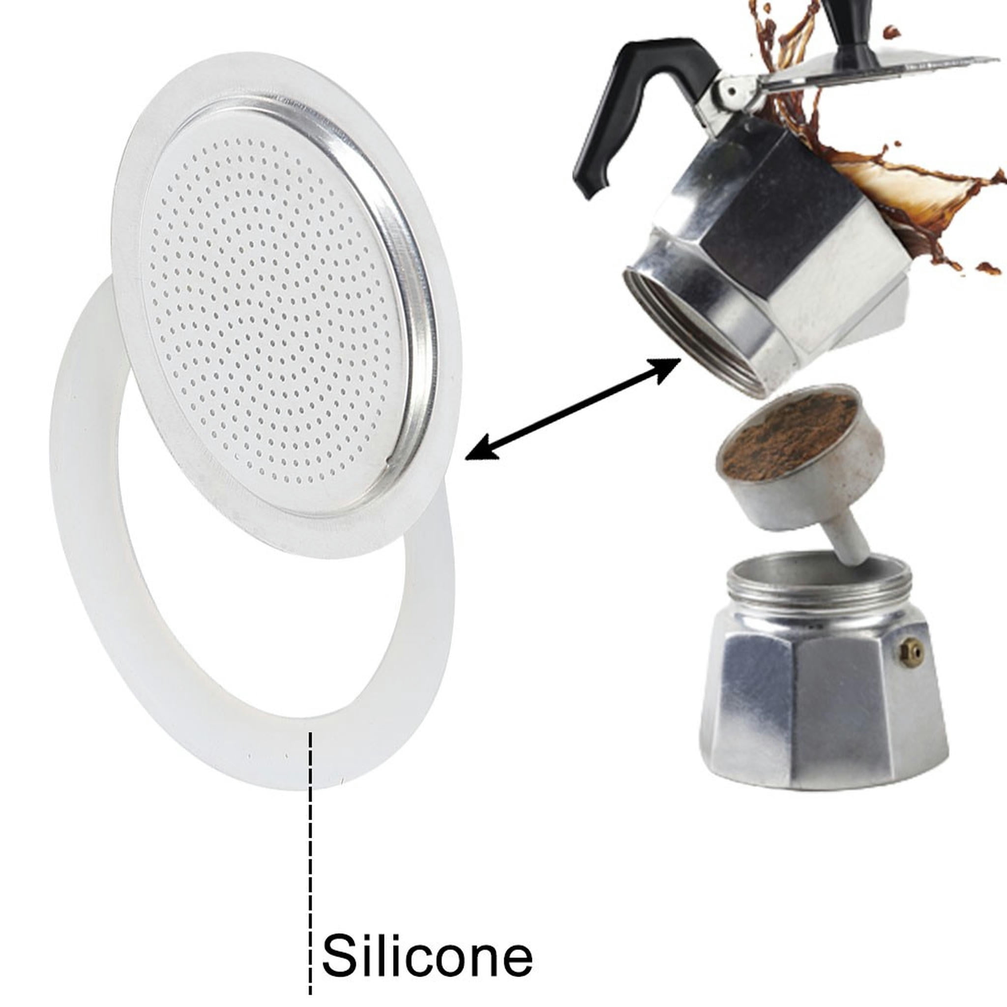 TUMALL Rubber Seal Sieve Accessories Appliances Coffee Flexible