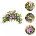 TUMALL Silk Flower Chrysanthemum Rose Lintel Door Wedding Arch Flowers