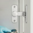 TUMALL Sliding Barn Door Lock Hardware Right Angle Door Lock Latch Easy