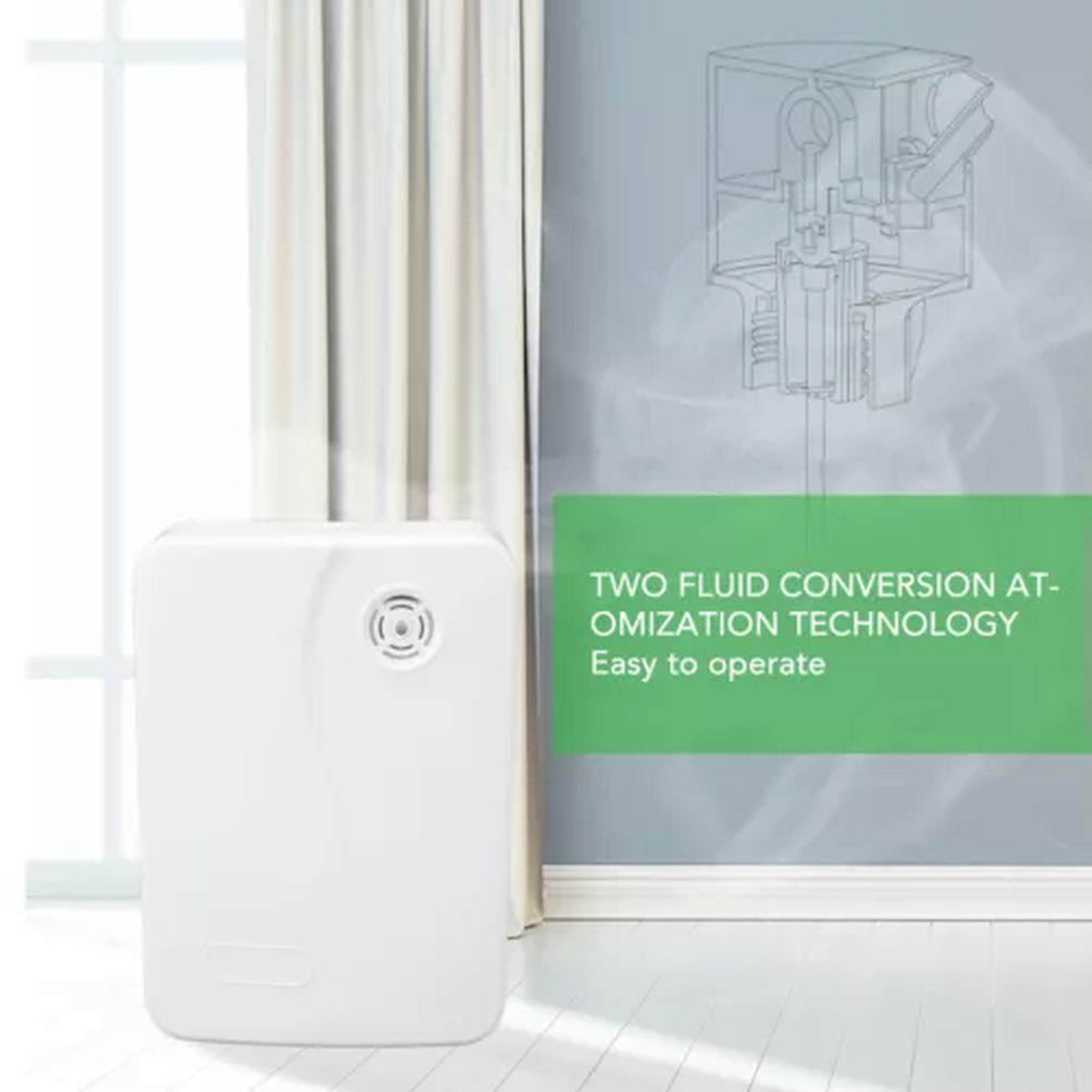 TUMALL Smart Scent Machine 200ml Wall Mounted Essential Oil Diffuser