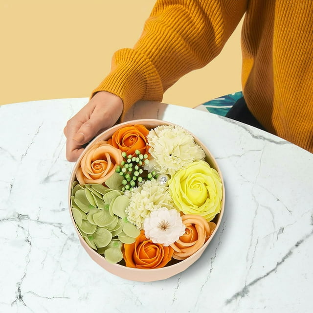 TUMALL Soap Flower Artificial Rose Flowers in Gift Box Romantic