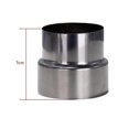 TUMALL StainlessSteel Flue Liner Reducer/Tubing Connector Chimney
