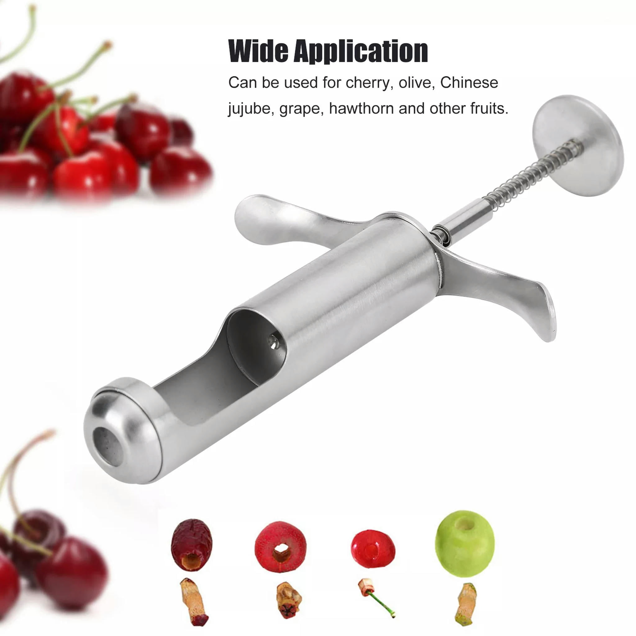 TUMALL Stainless Steel Fruit Core Remover Tool For Red Dates Hawthorn