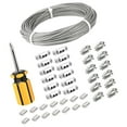 TUMALL Stainless Steel Wire Rope Picture Frame Rope Cable Kits for
