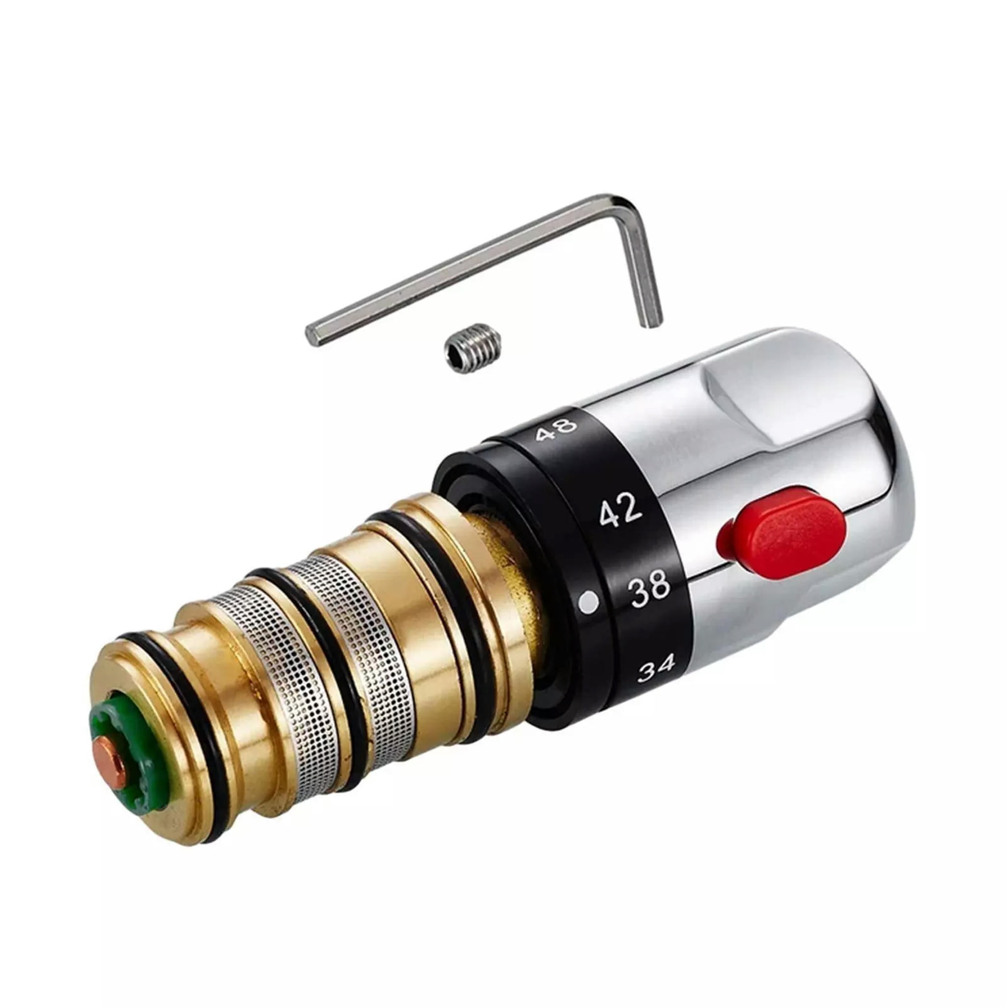 TUMALL Thermostatic Mixer Valve Faucet Tap Fittings Water Temperature