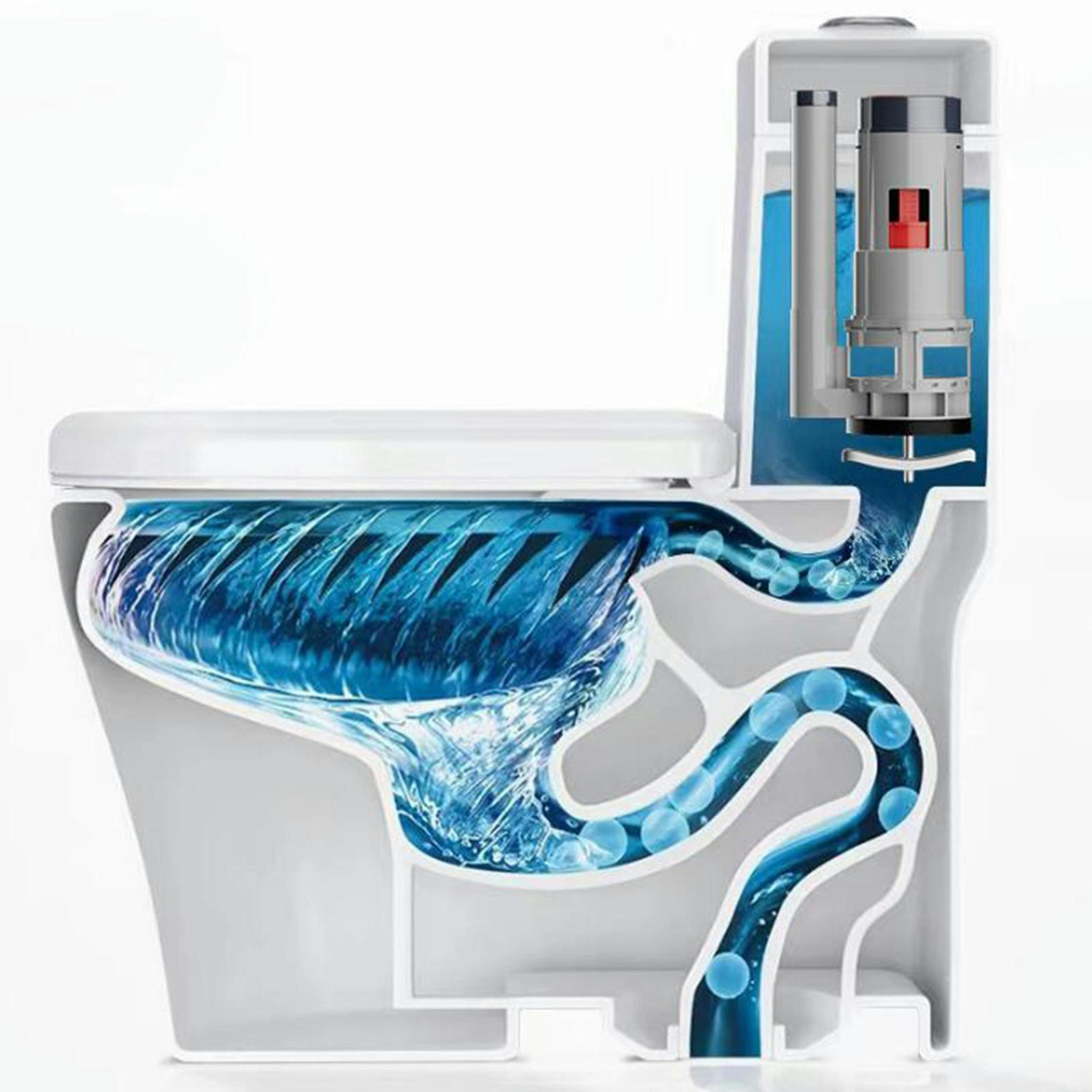 TUMALL Toilet Cistern Flush Valve Universal Toilet Cistern Flush Parts