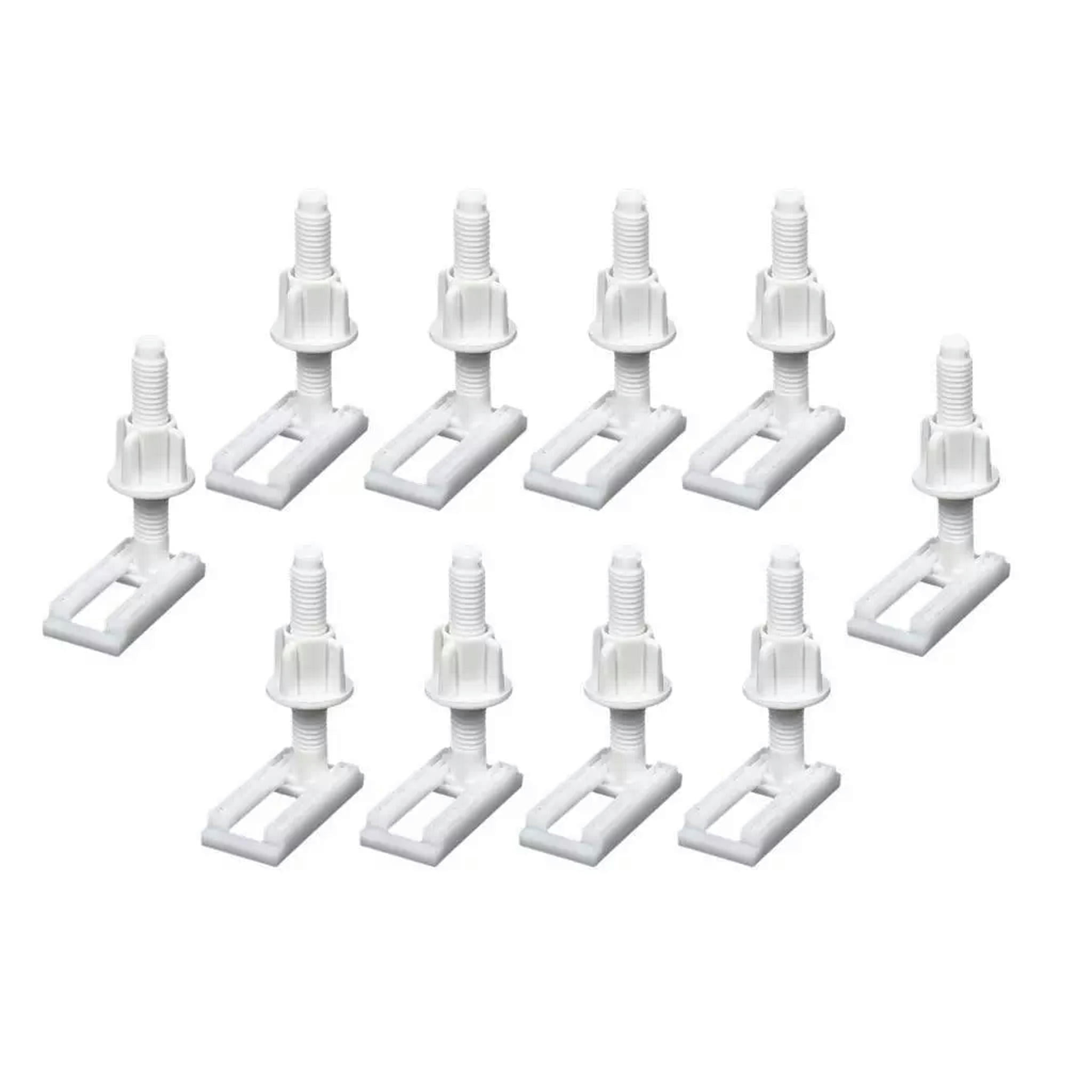 TUMALL Toilet Seat Hinge Bolt Lightweight 10 Pieces for Home Public