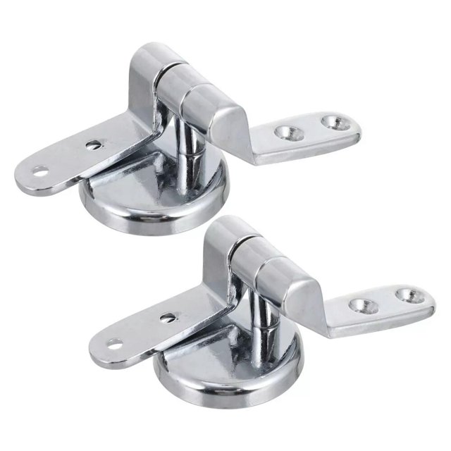 TUMALL Toilet Seat Hinge Fitting Soft Close Round Hinges Lid Fixing