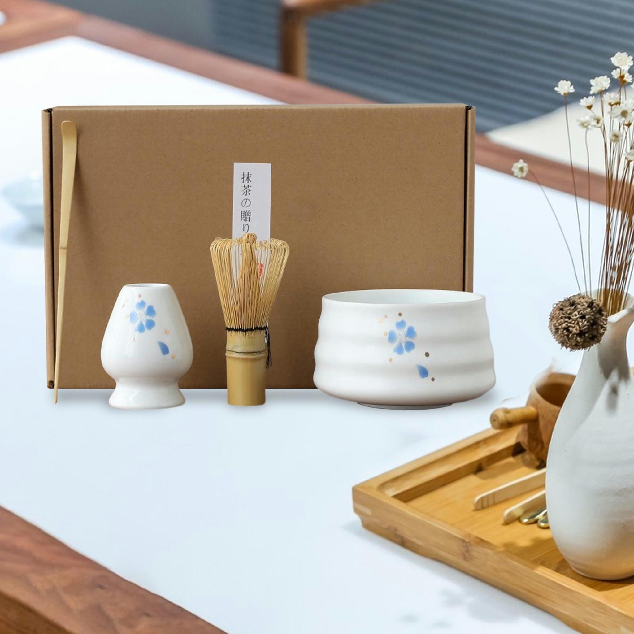 TUMALL Traditional Japanese Matcha Tea Set for Japanese Tea Utensils