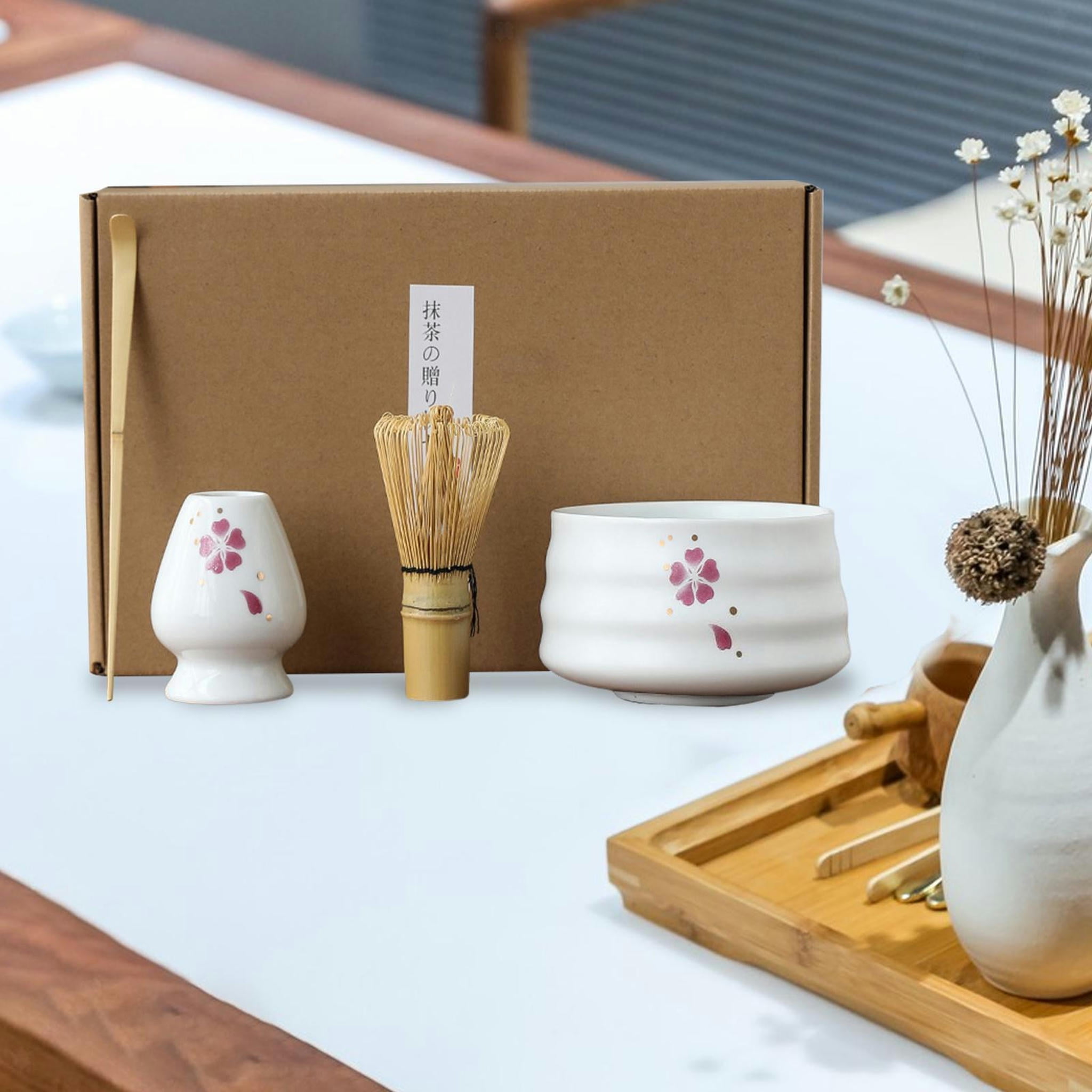 TUMALL Traditional Japanese Matcha Tea Set for Japanese Tea Utensils