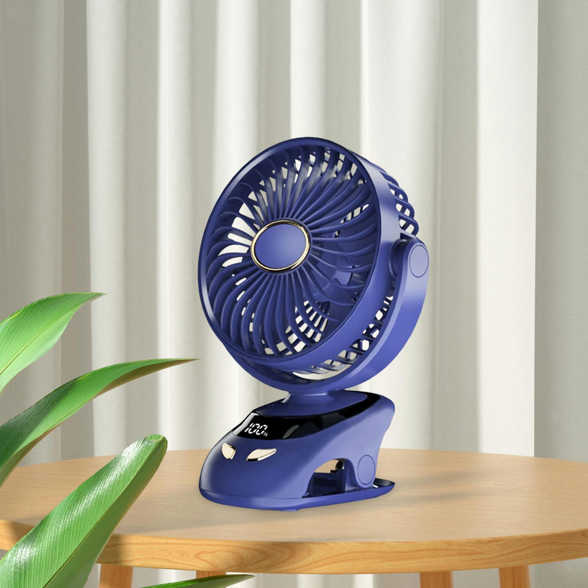 TUMALL USB Desk Fan, Mini Table Fan, 90 Degree Rotation Flexible