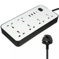TUMALL USB Power Strip British Standard Panel Multihole Switch Wiring