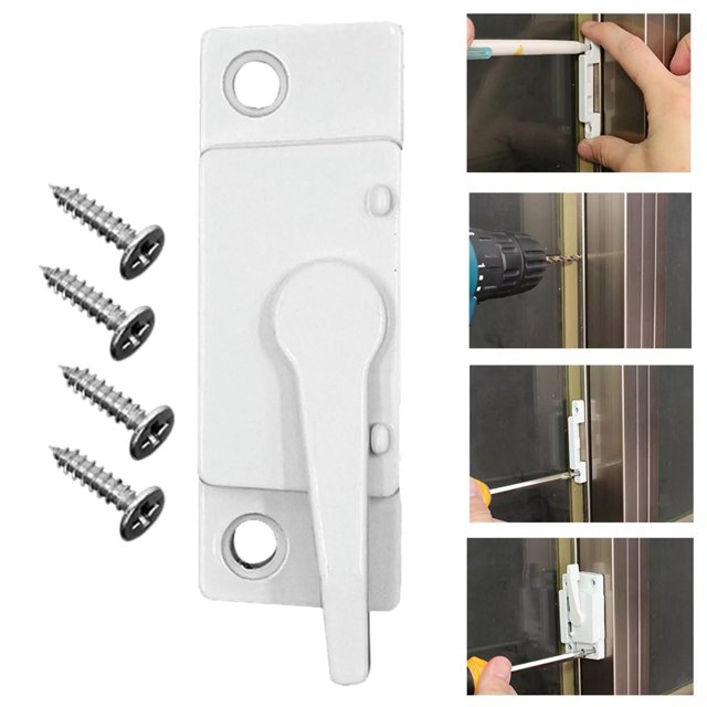 TUMALL Window Sash Locks Window Locks for Children Metal for Double