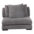 thumbnail image 1 of Moe's Home Collection Tumble Slipper Chair Charcoal, 1 of 5