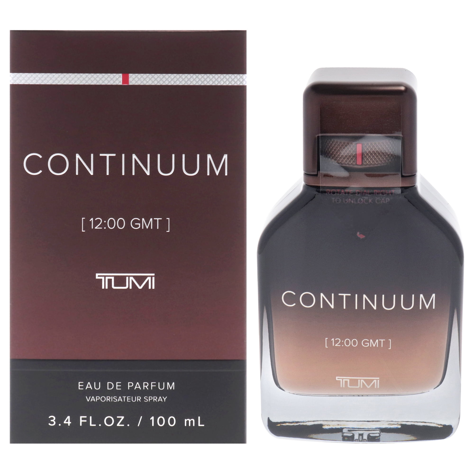 Tumi Continuum Eau De Parfum Spray By Tumi - 3.4 oz Tumi Continuum Eau De Parfum Spray By Tumi - 3.4 oz