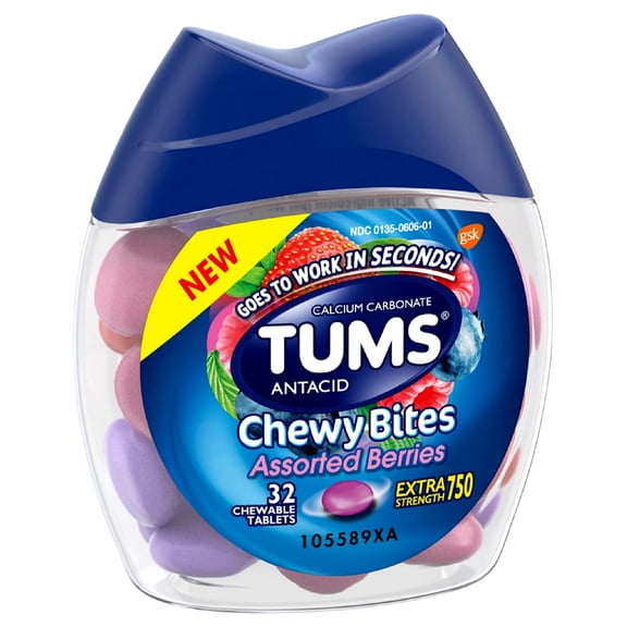 TUMS Chewy Bites Berry 32 ea (Pack of 2)
