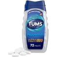 thumbnail image 1 of TUMS Ultra Strength Chewable Antacid Tablets for Heartburn Relief, Peppermint - 72 Count, 1 of 5