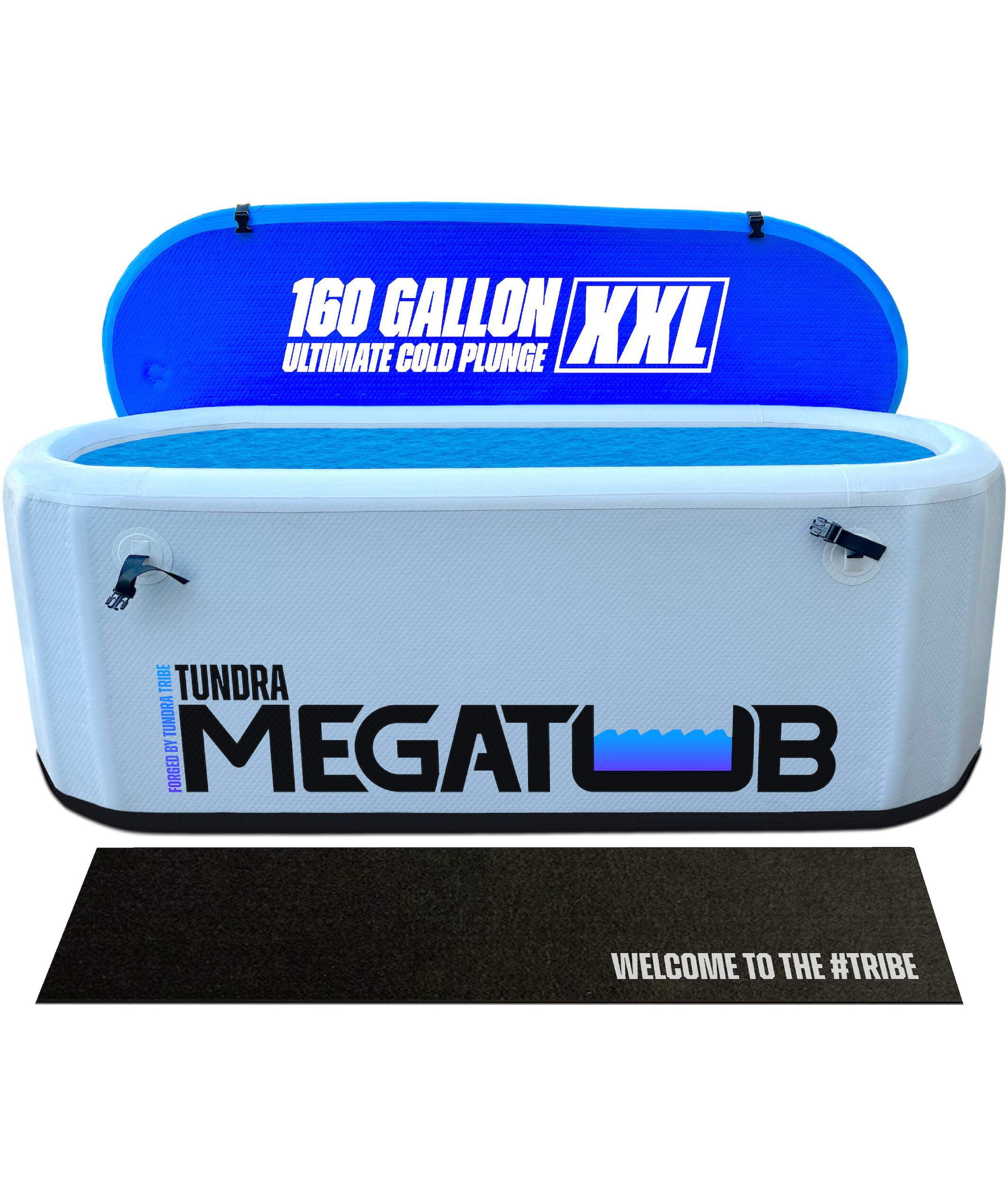 TUNDRA MEGATUB - 160 Gallon Professional Cold Plunge Tub & Ice Bath (77 ...