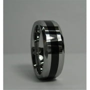 TUNGSTEN 06R6 WEDDING BAND - Size 6