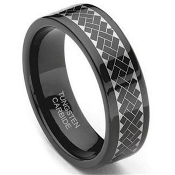 TUNGSTEN 26B85 WEDDING BAND - Size 8.5