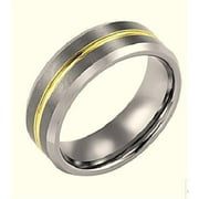 TUNGSTEN WEDDING BAND - Multicolor - Size 8