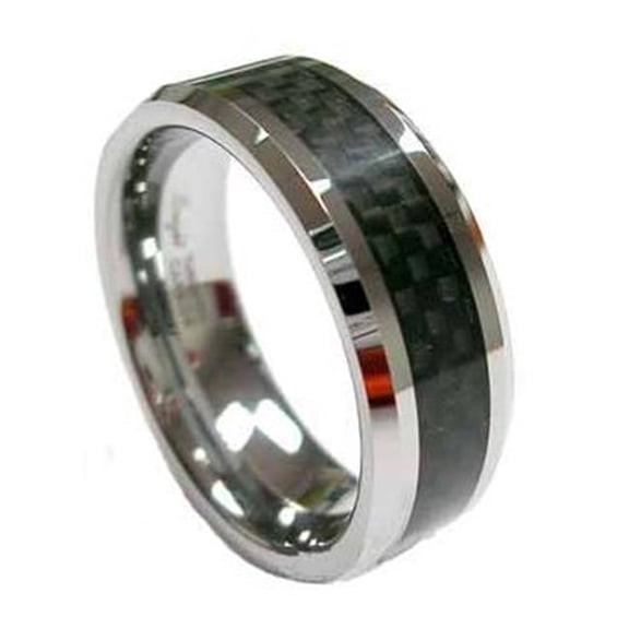 TUNGSTEN WEDDING BAND - Size 8.5