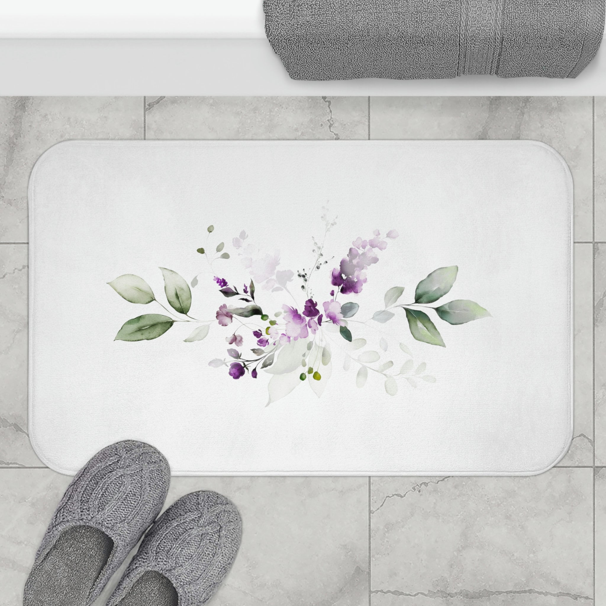 TUNIU Art Deco，Boho Bath Mats Modern Organic，Taupe Beige Art Nouveau