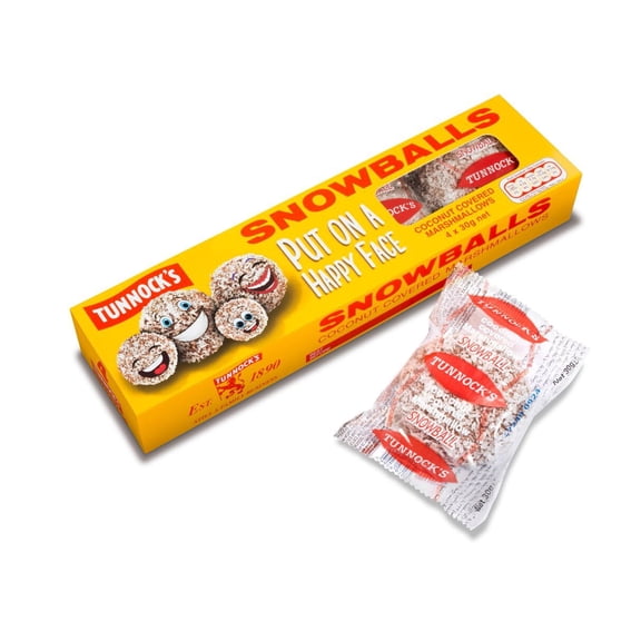 TUNNOCK'S Snowballs - Coconut Covered Marshmallow