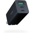 thumbnail image 1 of TUNNU 65W USB C Charger Block Ultra Compact Fast Charging Cube PPS PD3.0 QC4.0 Type C Brick Foldable Plug for iPhone 16/15/14 Pro Pixel MacBook Pro/Air iPad Pro Galaxy S20/S10 Dell XPS 13 Note 20/10, 1 of 6
