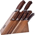 thumbnail image 1 of TUO 17 PCS Kitchen Knives Set - Kitchen Block Set with Steak Knife - German X50CrMov15 Steel Blade - Full Tang Pakkawood Handle - Gift Box Included - Fiery Series, 1 of 6