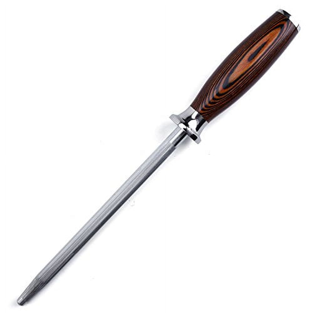 Honing Steel Knife Sharpening Steel Sharpening Rod，8 Inch Sharpening Stick  Kitchen Knife Honer or Kitchen Knives High Hardness