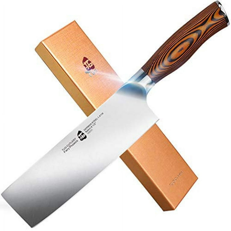 Tuo Cutlery Vegetable Cleaver Knife 7 - Chinese Chef's Knife - German