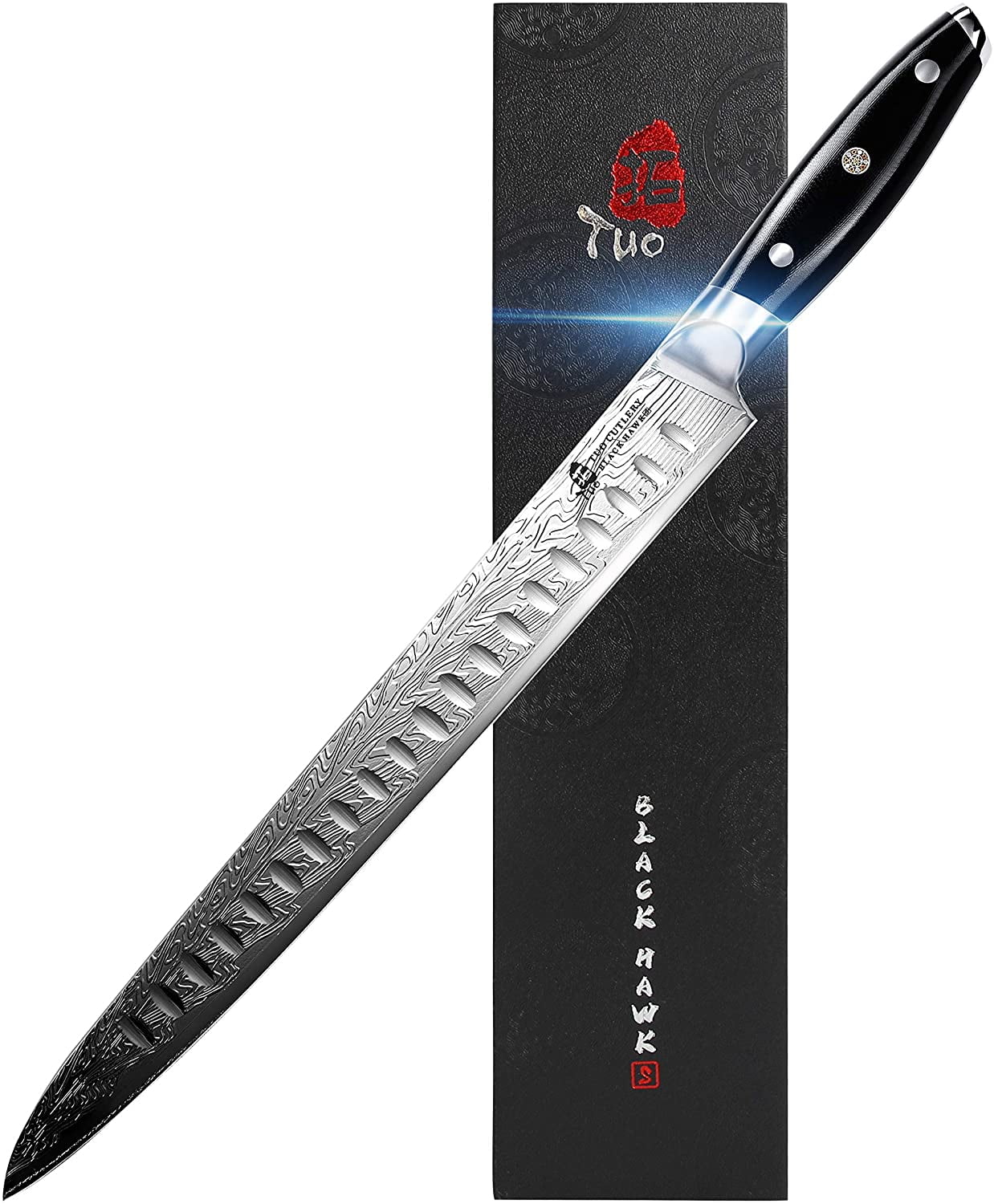 TUO Slicing Knife Meat Carving Knife Brisket Knife High Carbon