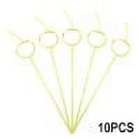 TUOBARR 10 Pcs Plastic Straws Reusable Drinking Straws Straws Plastic Straws Plastic Reusable Straws For Kids Reusable Straws Hard Plastic Straws Party Straws